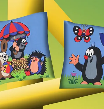 Krtko s lopatkou a dáždnikom