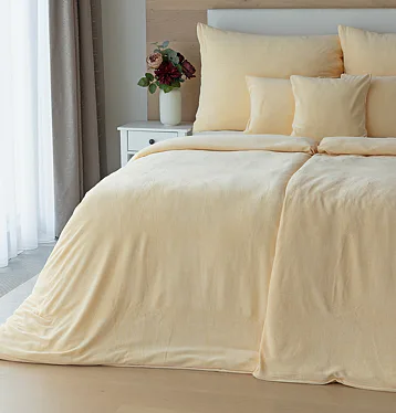 Povlečení Bavlněný mikroplyš MERUŃKOVÝ II. jakost