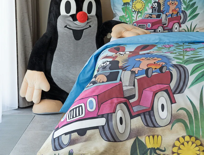 Obliečky Krtko v aute