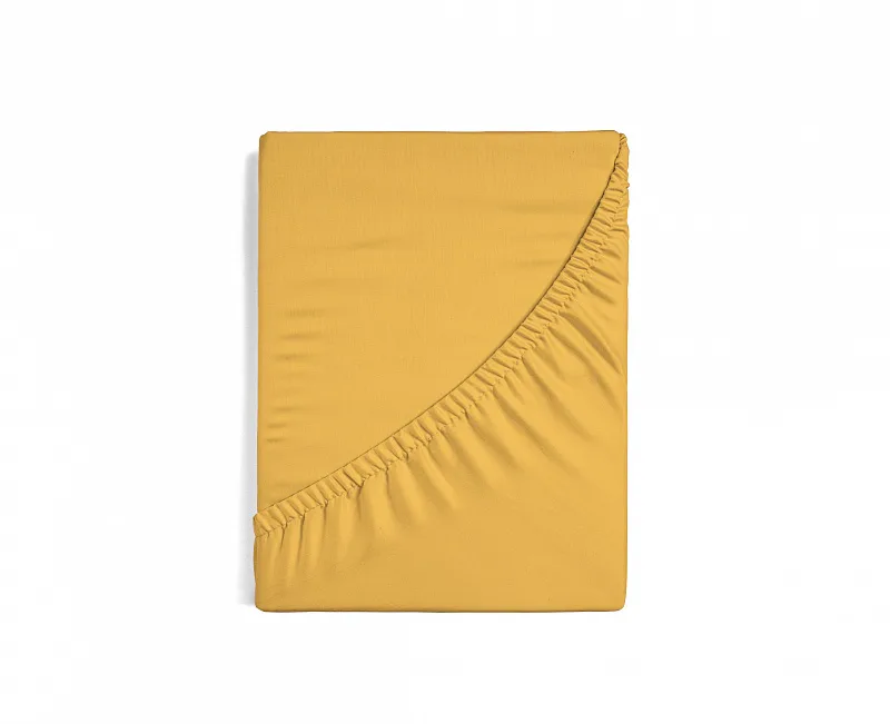 Prostěradlo Vanilkově žluté ELASTAN STANDARD