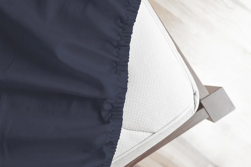 Prostěradlo Tmavě modré ELASTAN STANDARD