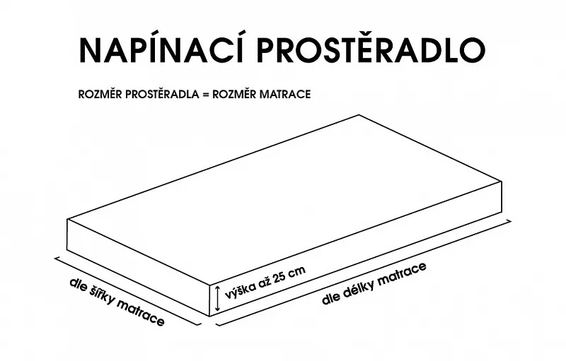 Prostěradlo Fuchsiové FROTÉ STANDARD