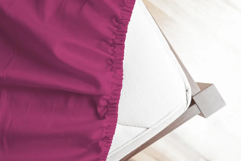 Prostěradlo Fuchsiové FROTÉ STANDARD